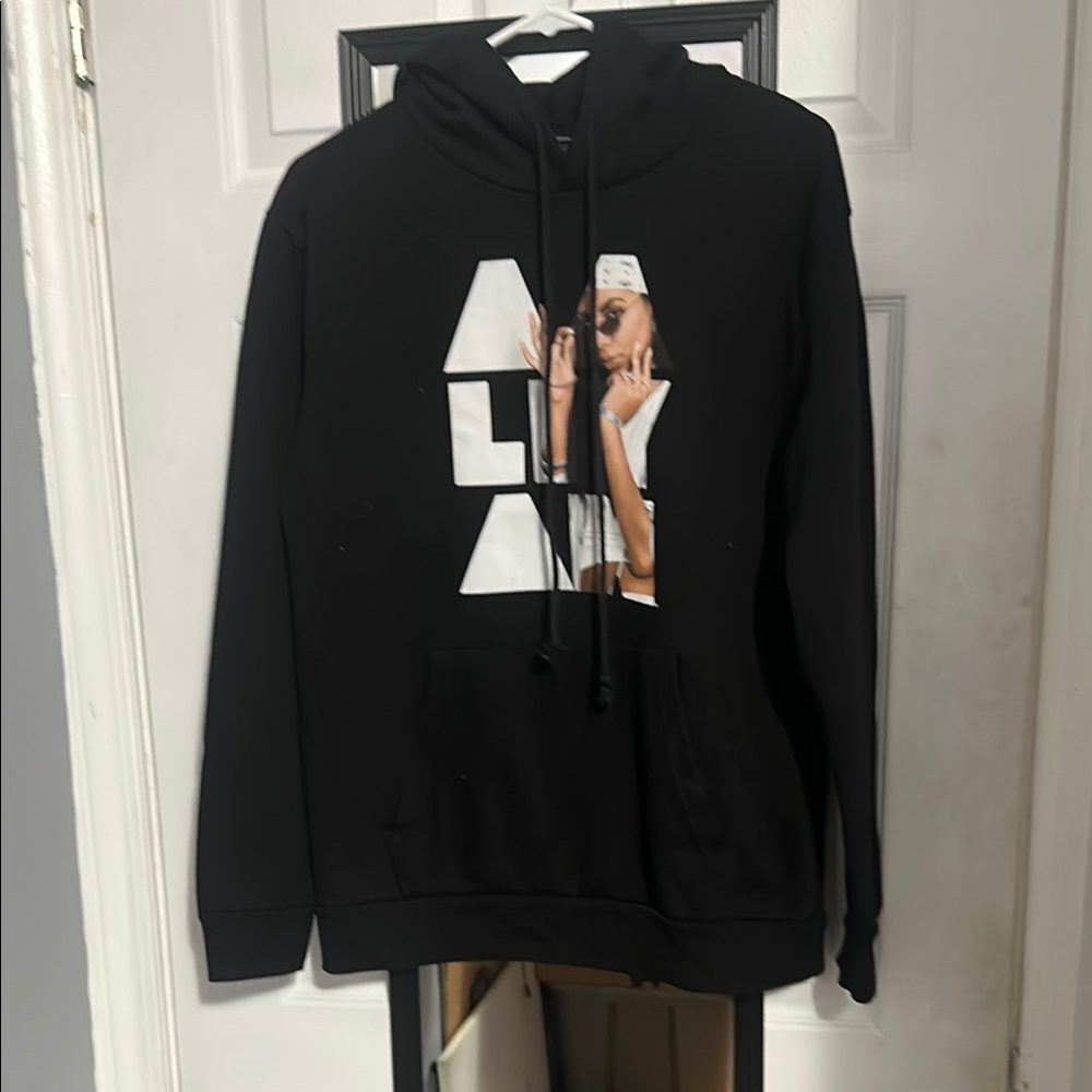 Black Graphic Hoodie